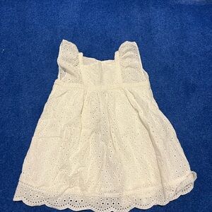 Bonpoint Charming White Eyelet Dress - size: 18M
